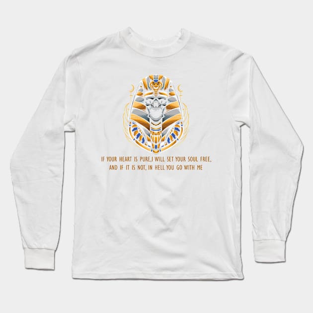 ANUBIS - God of afterlife and mummification Long Sleeve T-Shirt by makram